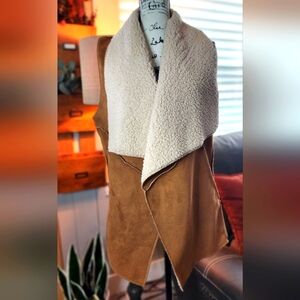 Flying Tomato Tan and Cream Teddy Jacket